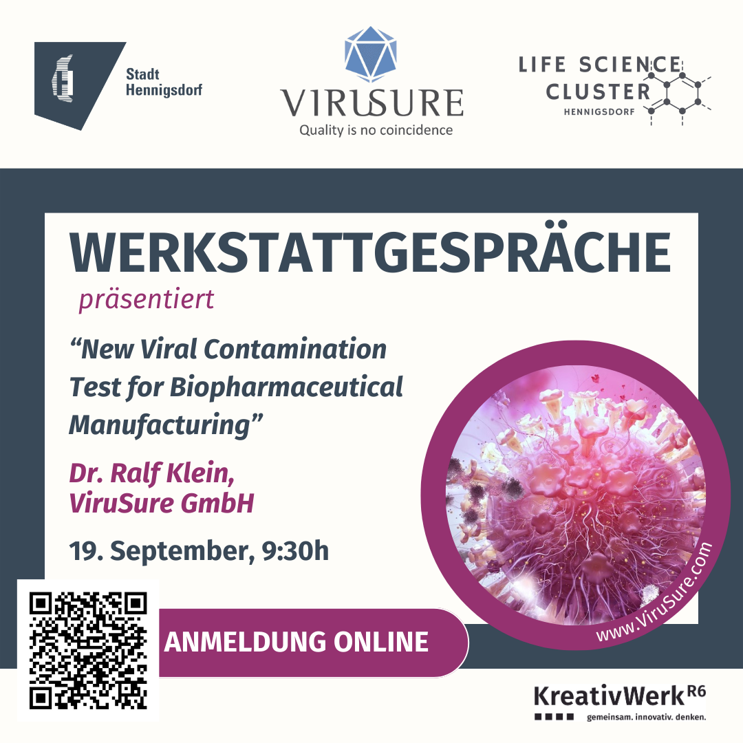 19.09.2025: Unternehmerfrühstück im Life Science Cluster: Neues Testverfahren gegen virale Kontamination in Biopharmazeutika