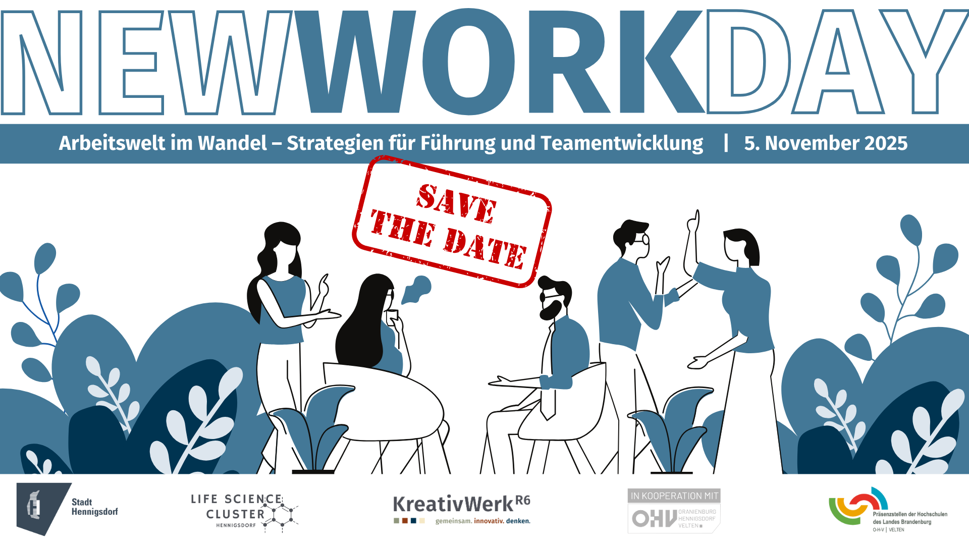 05. November 2025 - New Work Day: Arbeitswelt im Wandel – Strategien für Führung und Teamentwicklung