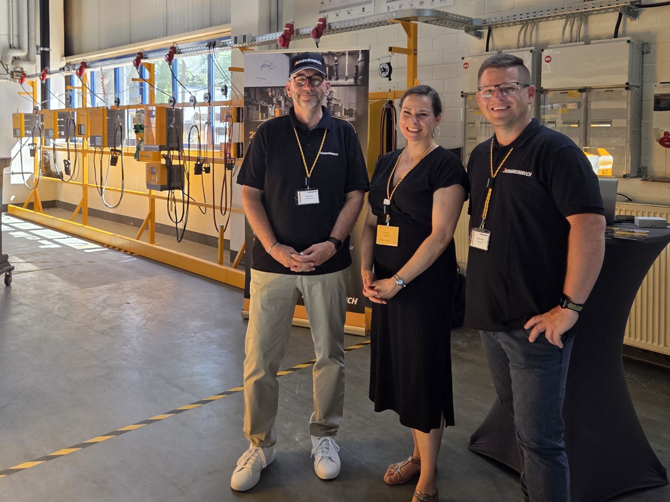 Unternehmensbesuch – Logistikpartner Jungheinrich ist „born electric“ Velten